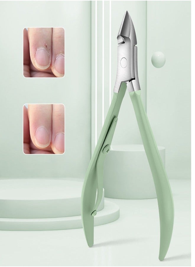 Generic - 18 Piece Professional Pedicure And Nail Clipper Manicure Tool Kit Green - Image 1