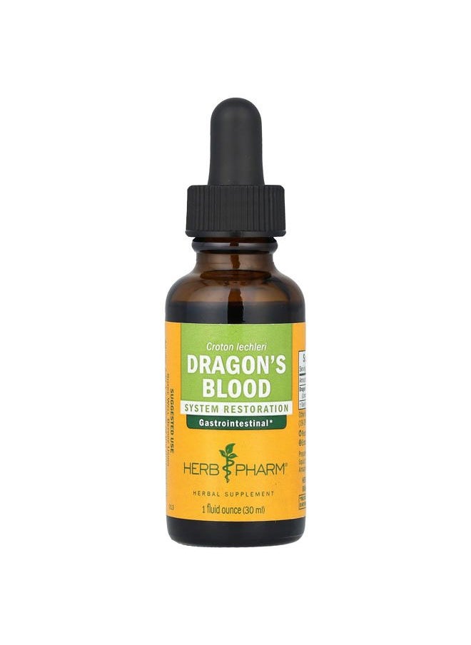 HERB PHARM - Dragon's Blood Liquid Tree Sap for Digestive Support - 1 Ounce (DDRAG01) - Image 1