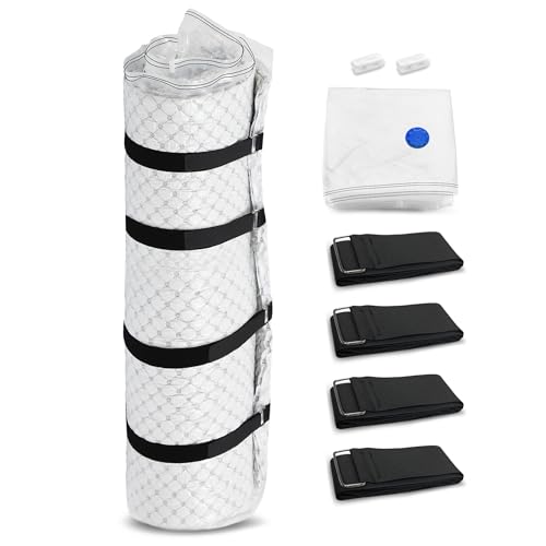 Storage Master Vacuum Storage Bag for Queen Full Size Mattress - Ideal for Memory Foam and Latex Up to 14 Inches - Designed for Easy Moving, Shipping and Storing with Straps (QUEEN/FULL) - Image 2