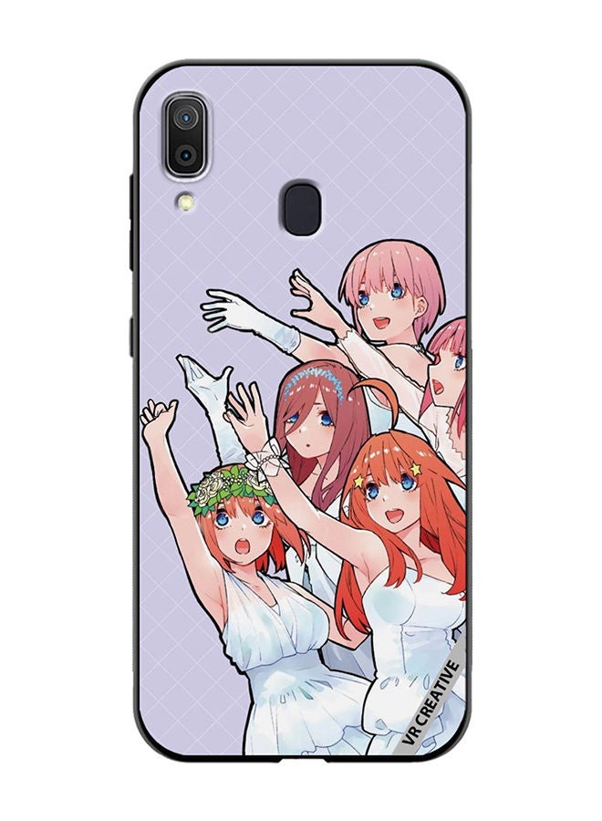 VR CREATIVE Protective Case Cover For Samsung Galaxy A30 Go Toubun No Hanayom Design Multicolour - Image 1