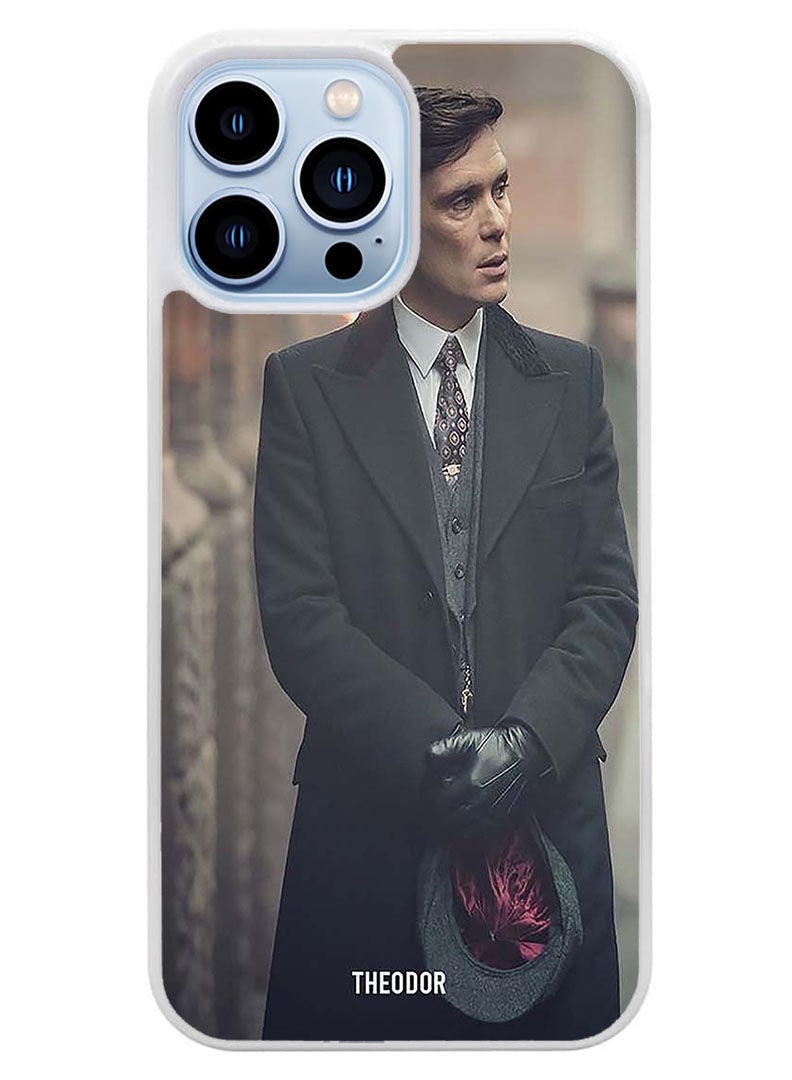 Theodor Protective Case Cover For APPLE IPHONE 14 Pro Peaky Blinders(White Bumper) - Image 1