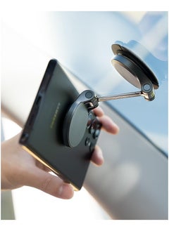 Lisen LISEN Folding Car Magnetic Phone Holder for Car 360° Rotatable Dash Car Easily Install Hands Free Fits for All Smartphones & Tablet  - Image 1