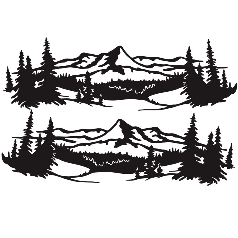 Waterproof Sticker: Black Premium PVC Durable Vinyl - Easy Installation & Removal Car Hood Decoration for Car Modification Enthusiasts - Image 2