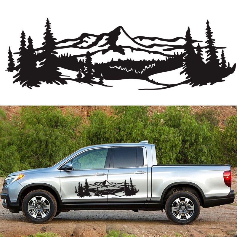 Waterproof Sticker: Black Premium PVC Durable Vinyl - Easy Installation & Removal Car Hood Decoration for Car Modification Enthusiasts - Image 3