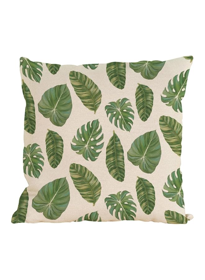 NIBEMINENT Decorative Cushoin Cover White/Green 12cm - Image 1