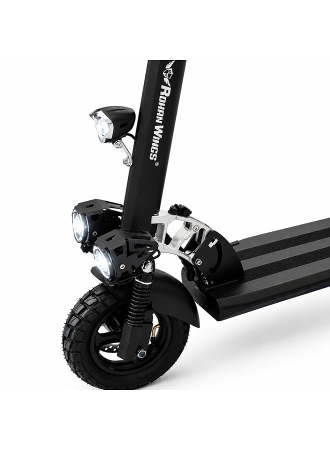 Rohan Wings QS4 Electric Scooter 2000W, 48V 13Ah Lithium Battery, 55–60 km/h Speed, Dual Suspension, Off-Road Tyres - Image 3