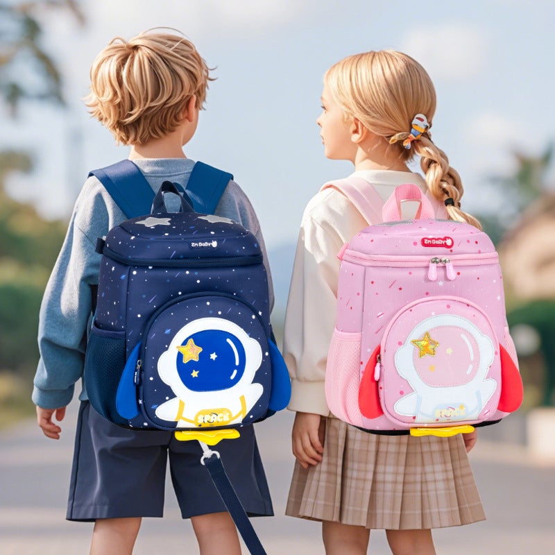 Sesame Baby Kindergarten Backpack Cartoon Cute Kids Double Shoulder Neoprene Schoolbag - Image 1
