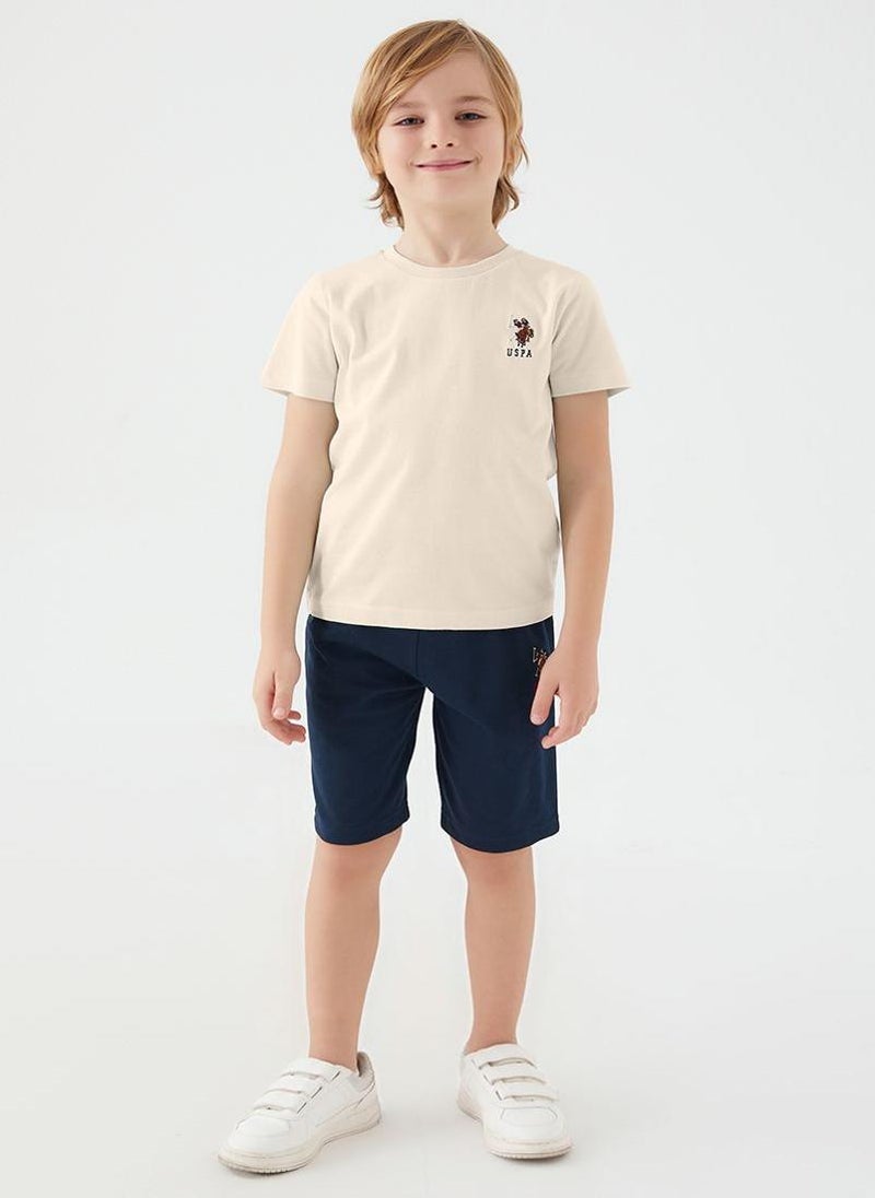U.S. Polo Assn. U.S. Polo Assn. Boys White Bermuda Set  - Image 3