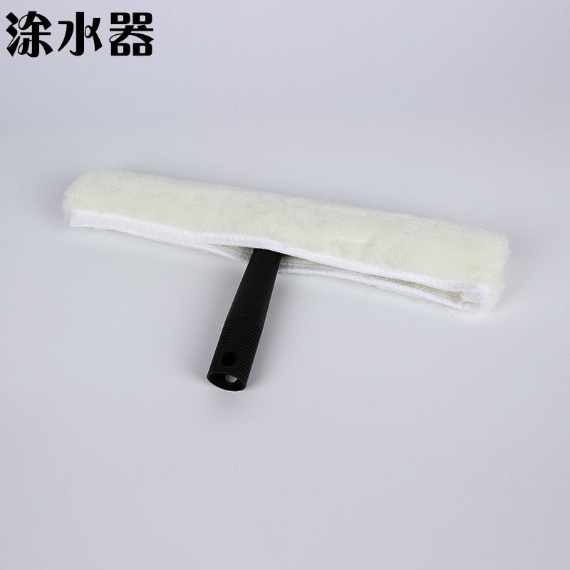 Baiyun Telescopic Rod Glass Scraper Three-Piece Set Cleaning Glass Scraper El School Household Window Cleaner - Image 1