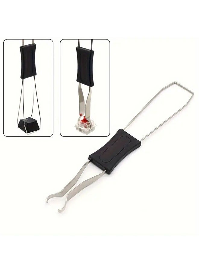 Keycap Puller 2 in 1 Mechanical and Cherry Keycap Puller, Versatile Tool