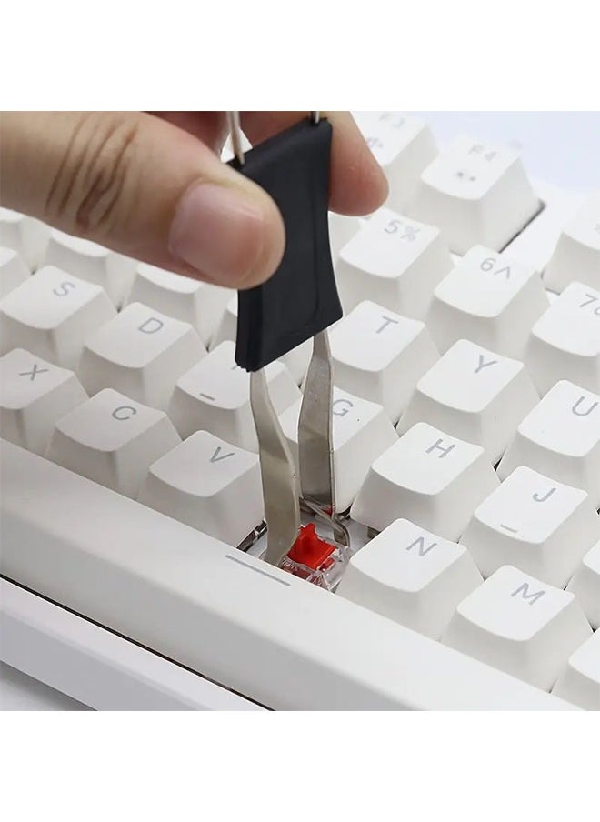 Keycap Puller 2 in 1 Mechanical and Cherry Keycap Puller, Versatile Tool