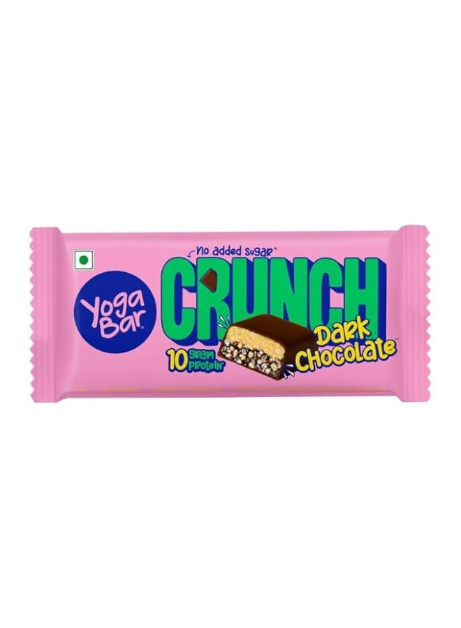 Yogabar Crunch Bars Variety Pack | Dark Chocolate and Mixed Berry | 10g Protein Bars | No Added Sugar | Crunchy Whey Protein Bars for Gym, Workout & Healthy Snacking | Pack of 2 Bars - Image 2