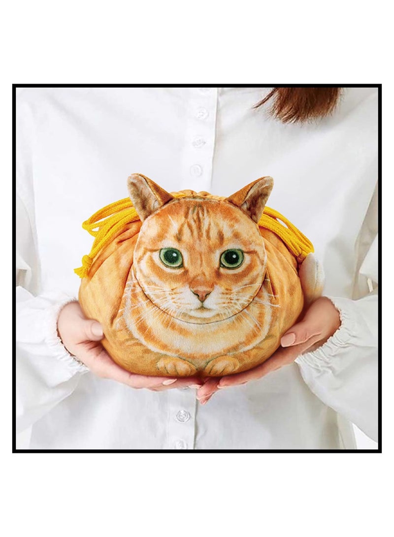 Large Capacity Cat Makeup Bag for Women Trendy Travel Organizer Stylish Dustproof Storage Gift - Image 4