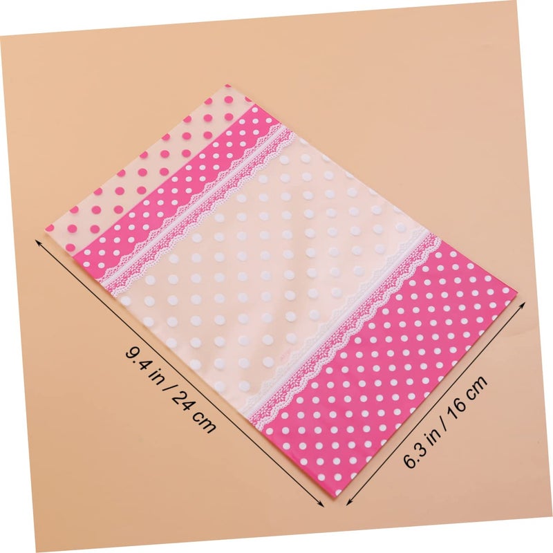 Multi Colored Dot Resealable Food Bags For Cookies Snacks And Party Favors - Image 5