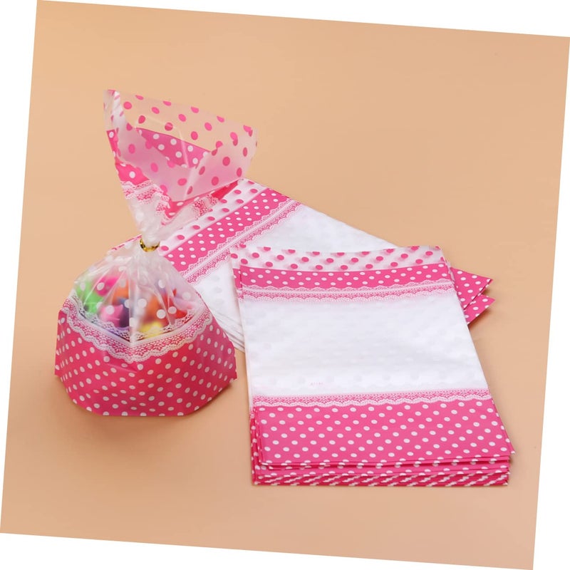 Multi Colored Dot Resealable Food Bags For Cookies Snacks And Party Favors - Image 4