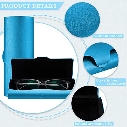 Hifot Aluminium Glasses Case, Slim Reading Glasses Case, Portable Travel Metal Eyeglass Spectacles Protection Hard Shell Case - Image 3