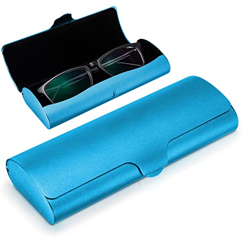 Hifot Aluminium Glasses Case, Slim Reading Glasses Case, Portable Travel Metal Eyeglass Spectacles Protection Hard Shell Case - Image 1