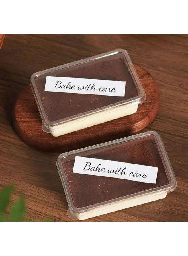 25 Pcs Transparent Layered Soy Milk Boxes Durable PET Disposable Baking Dessert Containers With Flip Top Lids Perfect For Tiramisu And Mousse Cake Takeout Dessert Display - Image 4