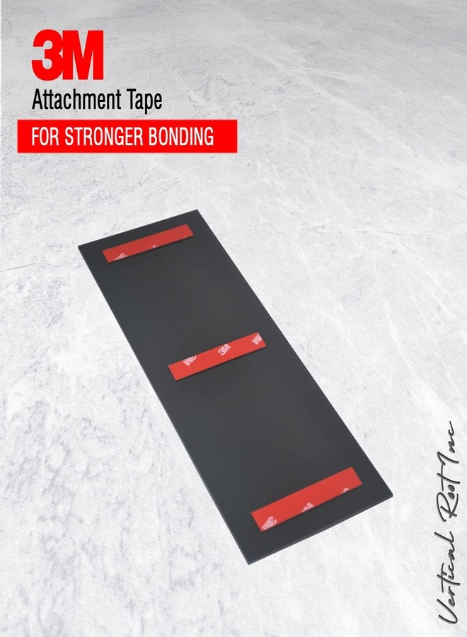 Vertical Root Inc RESTROOM Unisex(Toilet) MEN WOMEN Sign/Sticker-Premium Black Green Acrylic Signage. Durable & modern design.Self-Adhesive Tape(3M).Ideal for Office,Stores,Cafes,& Commercial space - Image 5
