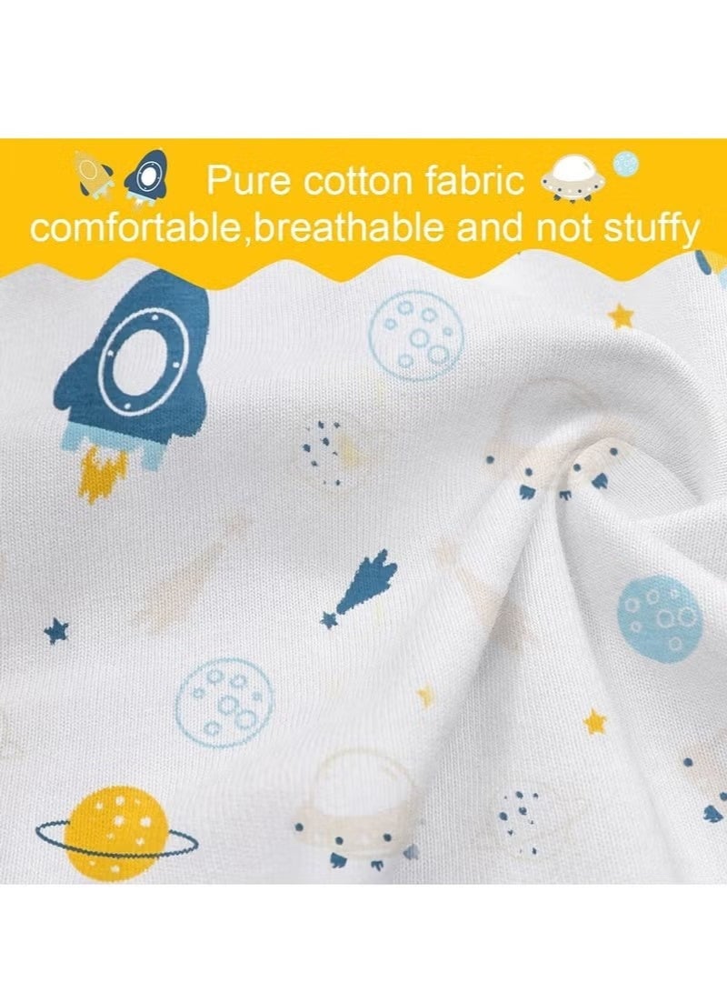 جونيس كيس نوم الطفل 100٪ قطن كيس نوم الطفل بلا أكمام جنس واحد كيس نوم الطفل الصيف - Image 3