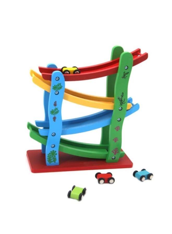 Wooden Slippery Rail Car For kids - Image 1