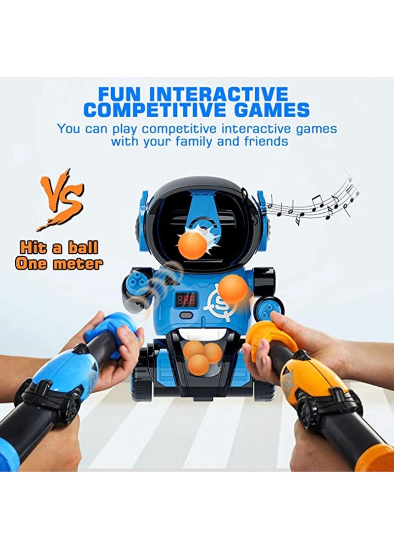 SYOSI - SYOSI Game Toys for Kids, Robot Shooting Game Gifts for 4 5 6 7 8 9 Year Old Boys, Games Toy Guns with 2 Air Toy Guns, 24 Soft Bullets, Fun Outdoor Indoor Birthday Gift Toys for Boys and Girls - Image 1