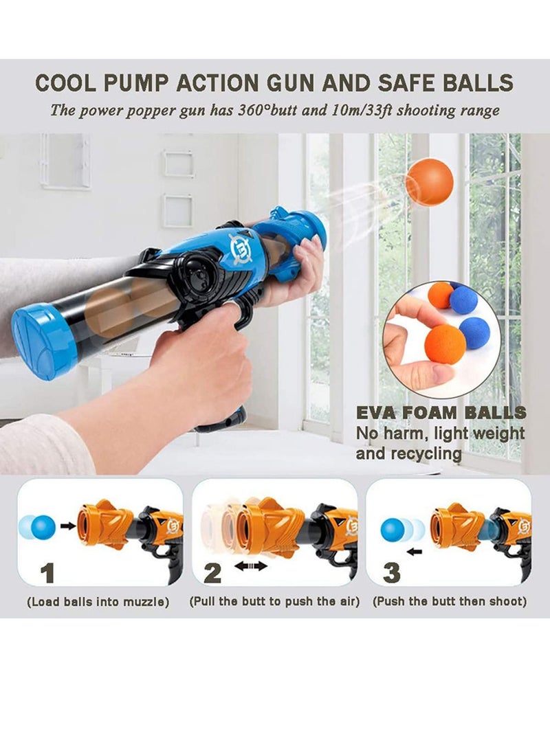 SYOSI - SYOSI Game Toys for Kids, Robot Shooting Game Gifts for 4 5 6 7 8 9 Year Old Boys, Games Toy Guns with 2 Air Toy Guns, 24 Soft Bullets, Fun Outdoor Indoor Birthday Gift Toys for Boys and Girls - Image 1