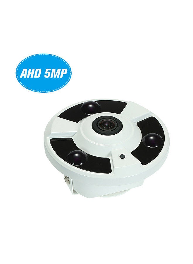 5MP( 1080P / 1440P / 1520P ) AHD CVI TVI CVBS IR CCTV Camera 1.7mm Fisheye 180° Panoramic VR Cam Support IR-CUT Night Vision 3pcs Array IR Leds Home Security Surveillance NTSC System