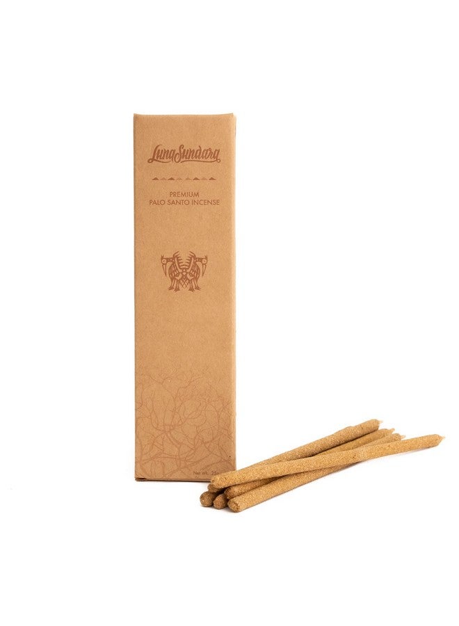 Luna Sundara Premium Palo Santo Hand Rolled Incense Sticks from 100% Wild Peruvian Palo Santo, for Meditation, Relaxation, and Spiritual Cleansing  - Image 1