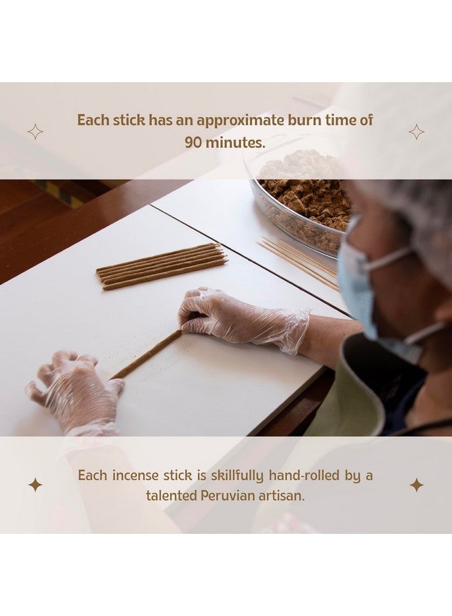Luna Sundara Premium Palo Santo Hand Rolled Incense Sticks from 100% Wild Peruvian Palo Santo, for Meditation, Relaxation, and Spiritual Cleansing  - Image 4