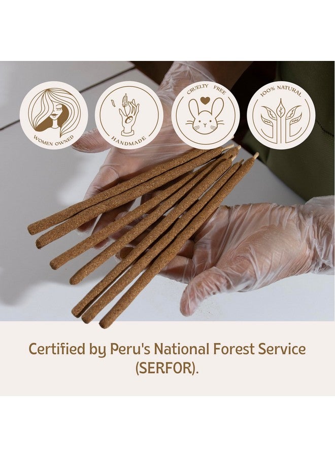 Luna Sundara Premium Palo Santo Hand Rolled Incense Sticks from 100% Wild Peruvian Palo Santo, for Meditation, Relaxation, and Spiritual Cleansing  - Image 5