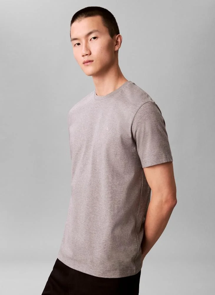 Calvin Klein Jeans  Monogram Embroidery T-Shirt for Men | Best Price UAE