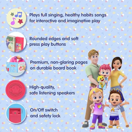 Pinkfong Bebefinn Healthy Habits Songs 10 Button Sound Book | Pinkfong Baby Shark Musical Book for Toddlers 1-3 | Educational Sound Book with Nursery Rhymes for Boys & Girls - Image 3