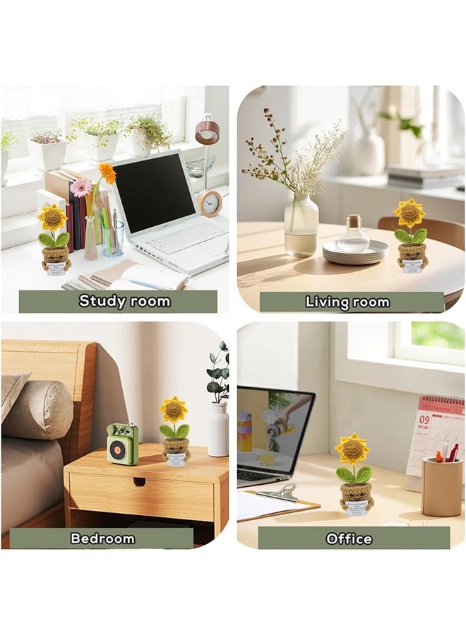 Sunflower Birthday Gifts For Women Men, Emotional Support Plant Christmas Positive Flower Leaving Get Well Soon Thinking of Thank You Presents for Her Mother Teacher Girls Friends Colleagues - Image 2