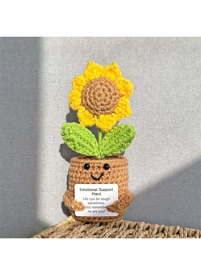 Sunflower Birthday Gifts For Women Men, Emotional Support Plant Christmas Positive Flower Leaving Get Well Soon Thinking of Thank You Presents for Her Mother Teacher Girls Friends Colleagues - Image 4