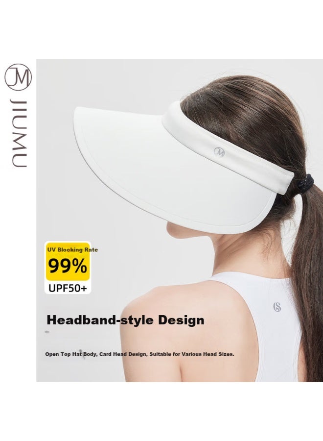 Jiumu Sun Protection Hat For Women, Sun Visor, Sun Hat, Visor Cap, Cool Hat, Summer Outdoor Face-covering Uv Protection Hat For Women - Image 2