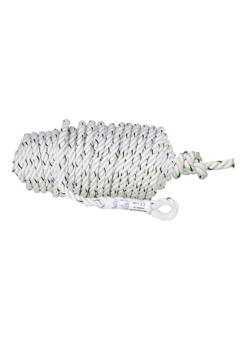 Karam Karam PN 9200 14mm Twisted Rope Anchorage Line White/Green