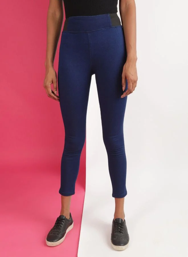 Freehand Women Super Skinny Solid High-Rise Denim Jeggings