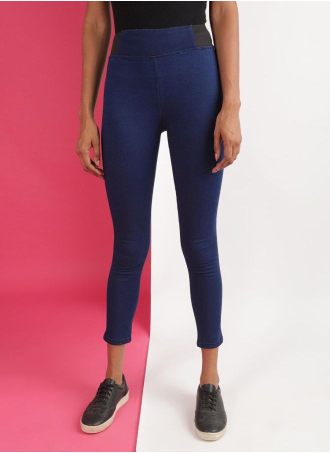 Freehand - Women Super Skinny Solid High-Rise Denim Jeggings - Image 1