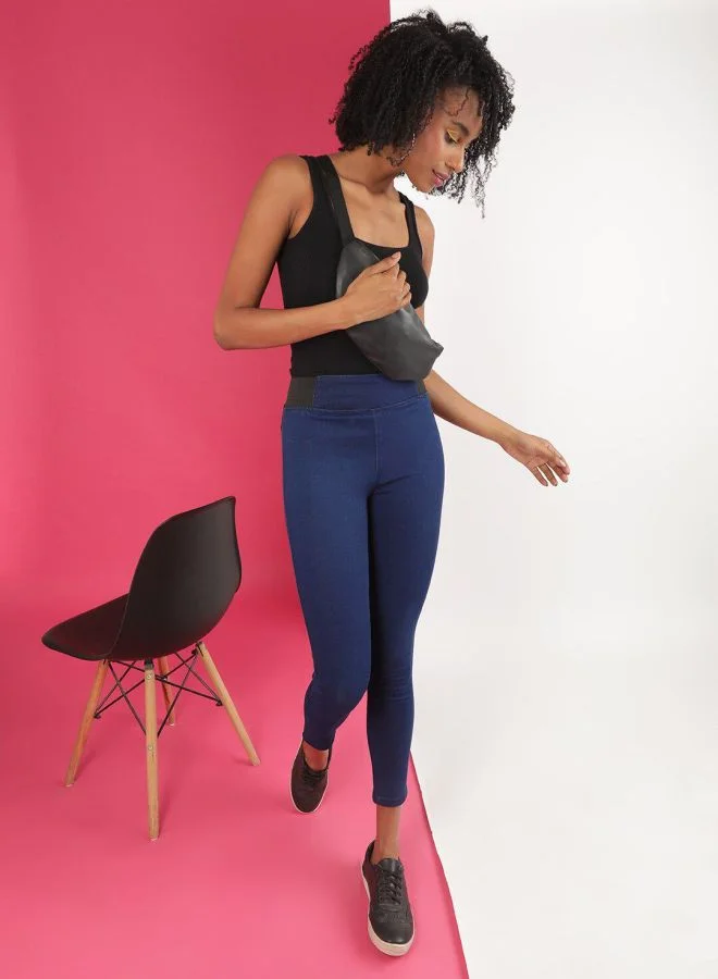 Freehand Women Super Skinny Solid High-Rise Denim Jeggings