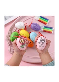 vesus 12Pcs painting eggs-Party Favors For Kids Return Gifts For Birthday Party Kids| Party Favours Bulk Gifts For Kids| Mini Toys Birthday Giveaways| Small Gifts Party Favors| Goodie Bag Pinnate  - Image 2