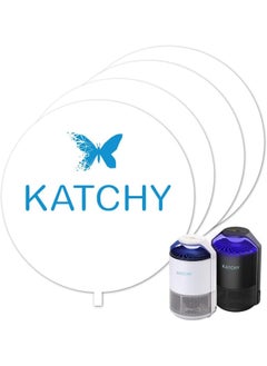 KATCHY Katchy Original and Midnight Glue Board Refills 4 Pack - Indoor Insect Trap Glue Board Refills for Mosquito Gnat Moth Fruit Flies - Non-Zapper Traps for Buzz-Free Home  - Image 2