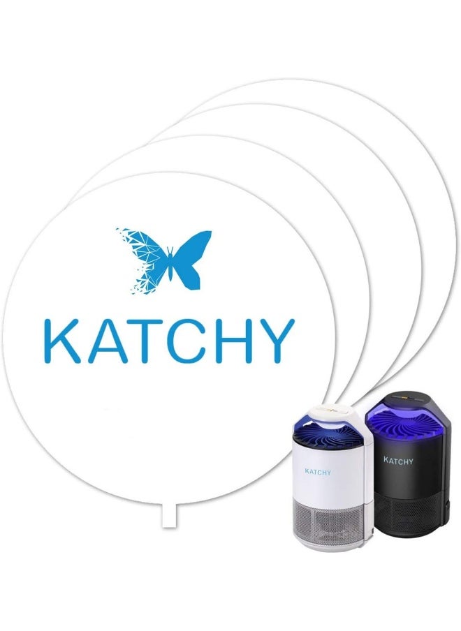 KATCHY - Katchy Original and Midnight Glue Board Refills 4 Pack - Indoor Insect Trap Glue Board Refills for Mosquito Gnat Moth Fruit Flies - Non-Zapper Traps for Buzz-Free Home - Image 1