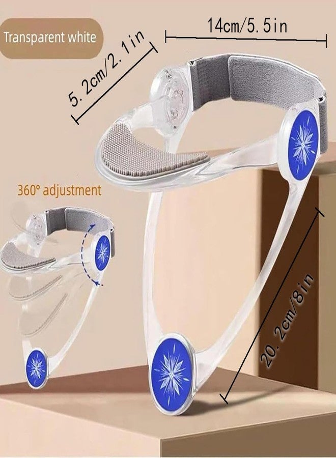 Yopple 360° Adjustable Cervical Neck Brace with Soft Chin Support, Ergonomic Neck Collar for Spine Alignment, Forward Head Posture Correction, Pain Relief and Comfortable Daily Neck Support Use - Image 3