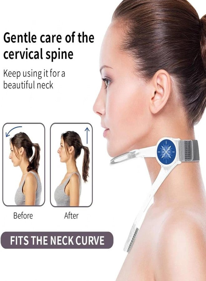 Yopple 360° Adjustable Cervical Neck Brace with Soft Chin Support, Ergonomic Neck Collar for Spine Alignment, Forward Head Posture Correction, Pain Relief and Comfortable Daily Neck Support Use - Image 4