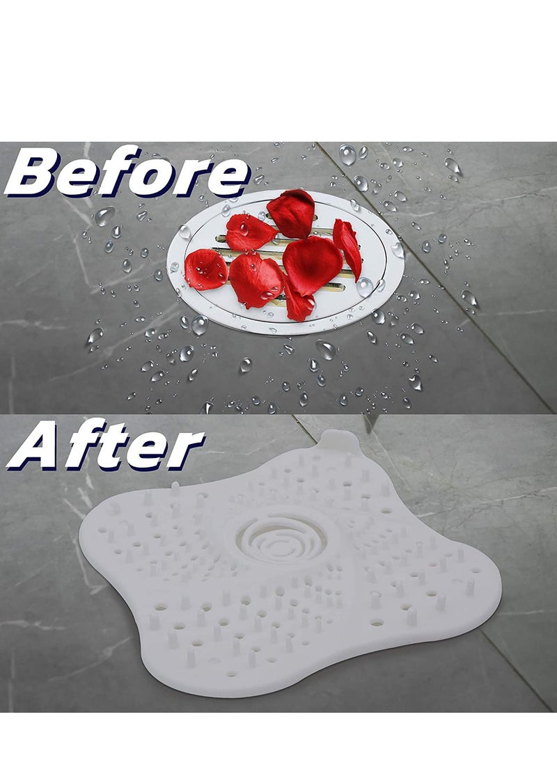 Shower Drain Hair Catcher, Bathtub Stopper Cover, TPR Sink Strainer for Bathroom, Kitchen Sewer Filter Room - Image 3