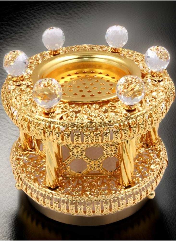 بخور بوسيدين مبخرة فاخرة عالية الجودة مع كريستال لتعطير وديكور المنزل – 833  - Image 4