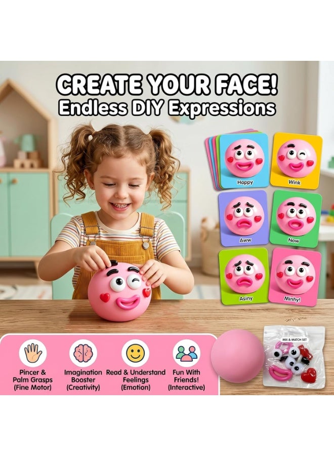 Smushers Squishy Curiosities - Ultra-Soft Slow Rising Stress Relief Toy for Adults, Cute Quirky Sensory Fidget Toy for Anxiety Relief, ADHD & Autism, Unique Office Desk Decor (Pink&Blue) - Image 5
