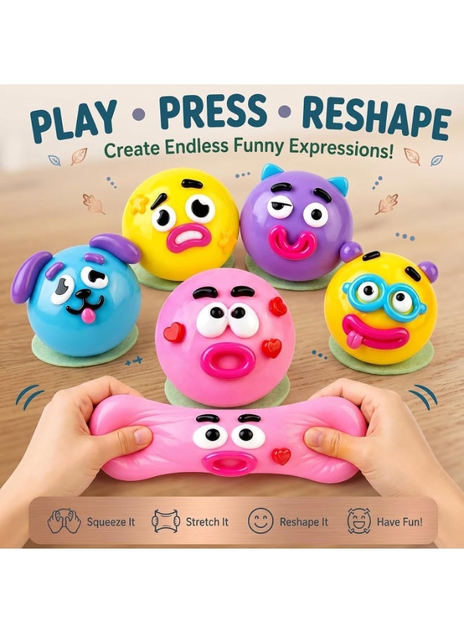 Smushers Squishy Curiosities - Ultra-Soft Slow Rising Stress Relief Toy for Adults, Cute Quirky Sensory Fidget Toy for Anxiety Relief, ADHD & Autism, Unique Office Desk Decor (Pink&Blue) - Image 4