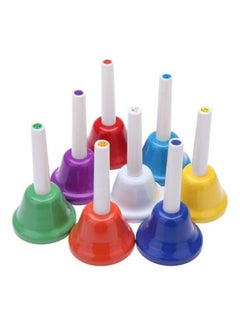 Generic 8-Note Hand Bells Percussion Musical Toy Set 